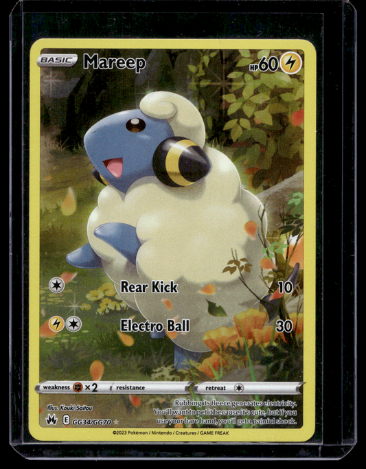 2023 Pokemon Sword & Shield - Crown Zenith - Galarian Gallery - Full Art - Mareep #GG34