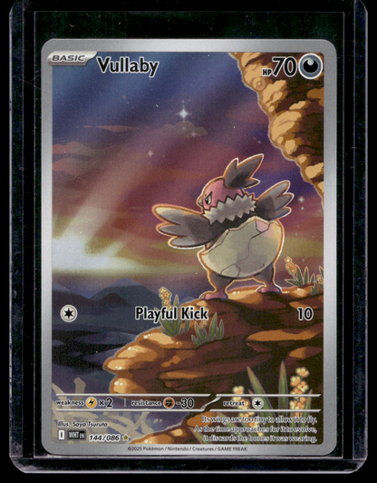 2025 Pokemon Scarlet & Violet - White Flare - Illustration Rare - Vullaby #144