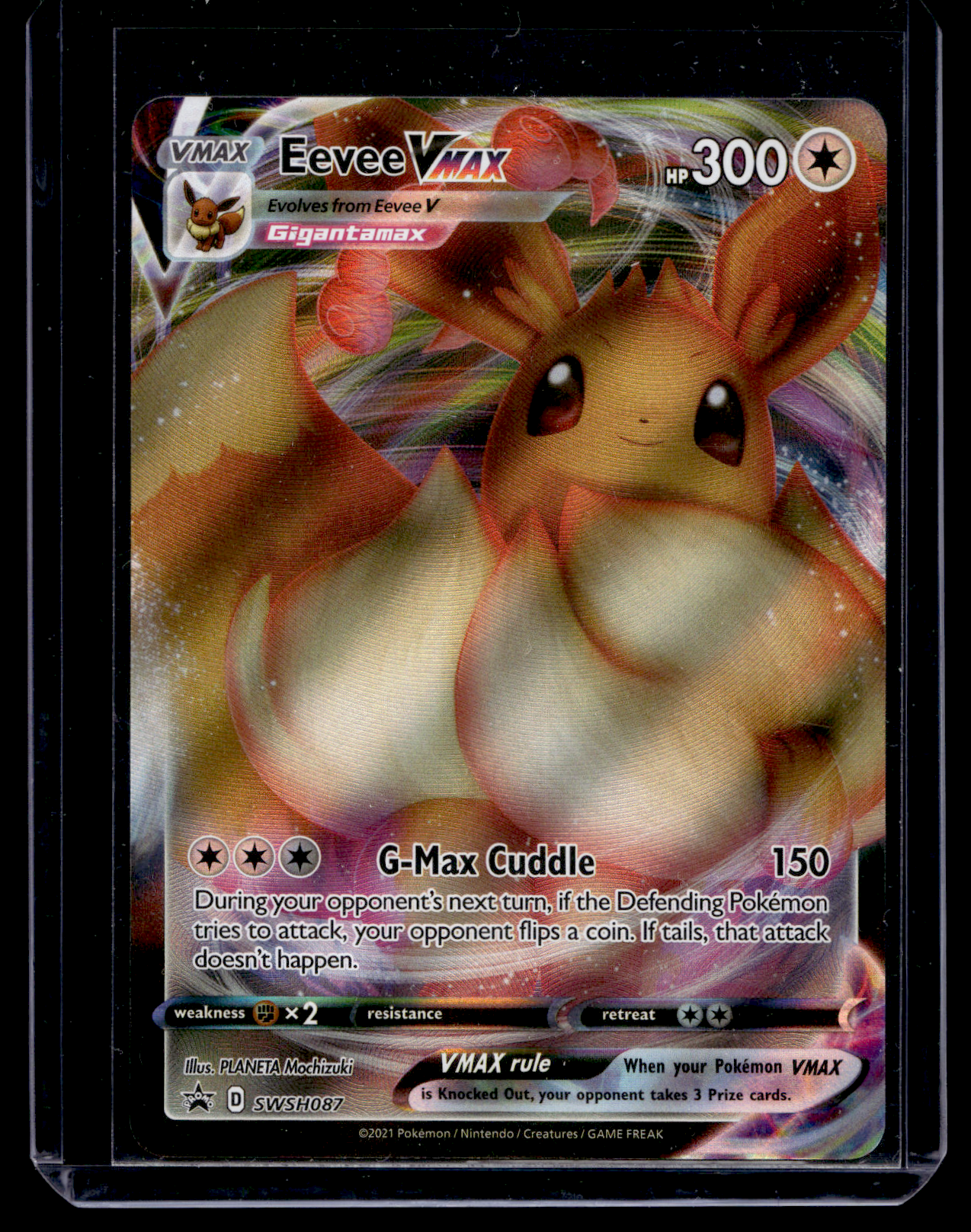 2021 Pokemon - Sword & Shield - Black Star Promos - Promos - Eevee VMAX #SWSH087