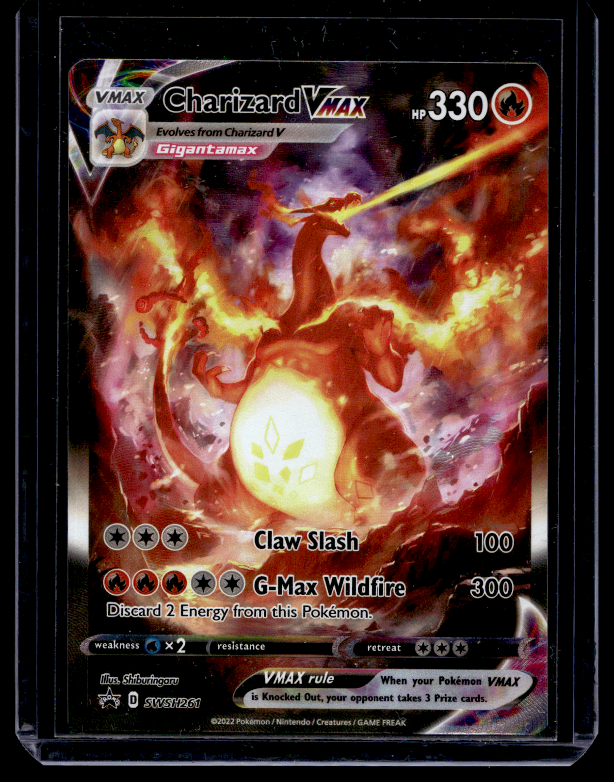 2022 Pokemon Sword & Shield - Black Star Promos - Charizard VMAX #SWSH261