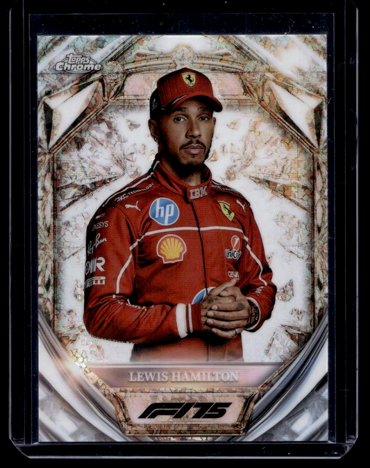 2025 Topps Chrome Formula 1 - Diamond 75th Anniversary - Lewis Hamilton #D75-4
