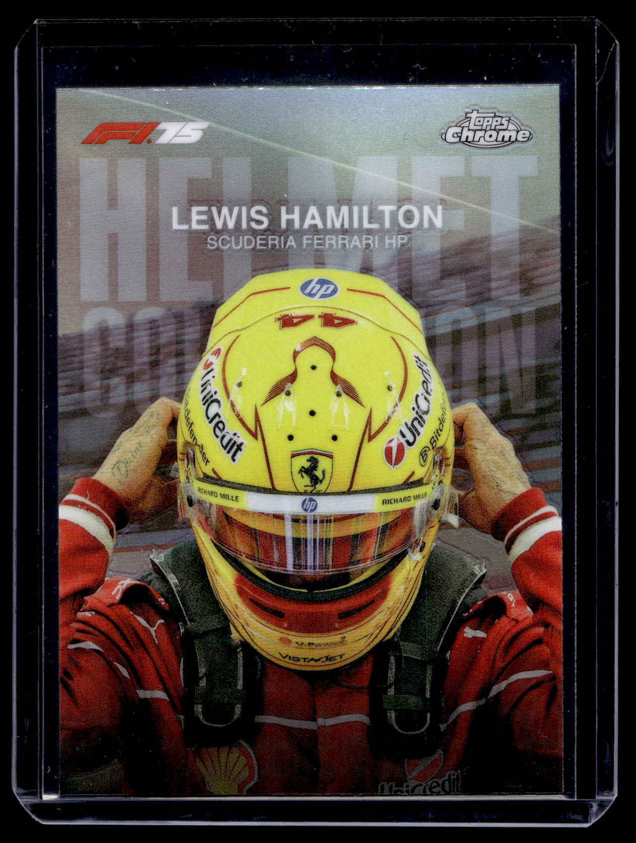 2025 Topps Chrome Formula 1 - Helmet Collection - Lewis Hamilton #HC-2