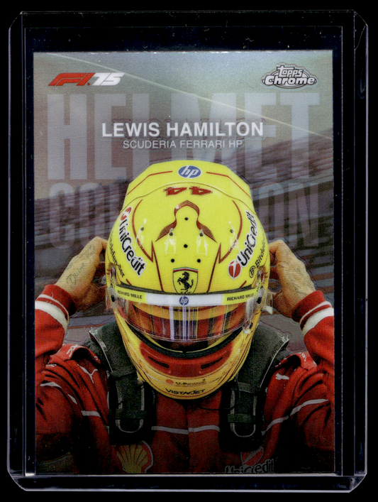 2025 Topps Chrome Formula 1 - Helmet Collection - Lewis Hamilton #HC-2