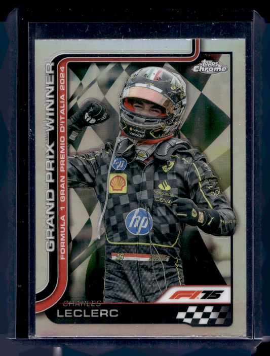 2025 Topps Chrome Formula 1  - Refractor - Grand Prix Winners - Charles Leclerc #108