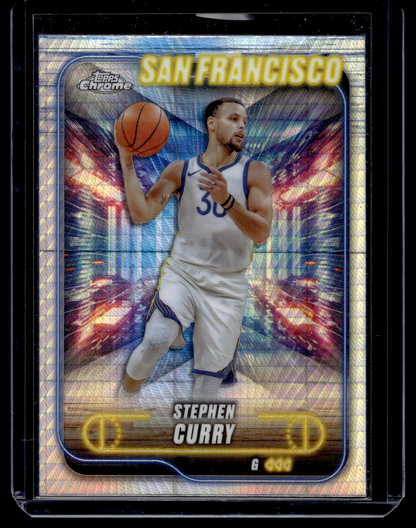 2024-25 Topps Chrome - Prism Refractor - Stephen Curry #187