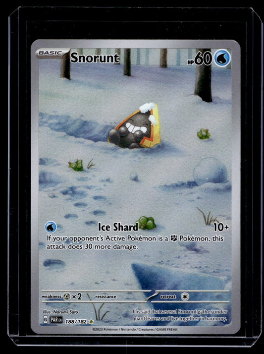 2023 Pokemon - Scarlet & Violet - Paradox Rift - Illustration Rare - Snorunt #188
