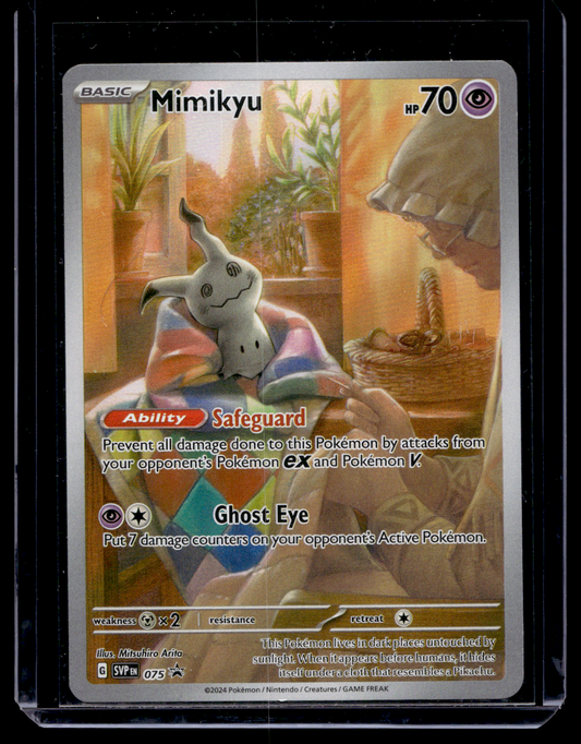2024 Pokemon - Scarlet & Violet - Black Star Promos - Promos - Mimikyu #075