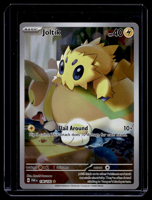 2023 Pokemon - Scarlet & Violet - Paradox Rift - Illustration Rare - Joltik #196
