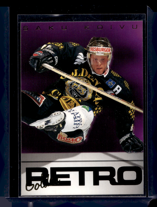 1996-97 Sisu Golden Retro Purple - Saku Koivu