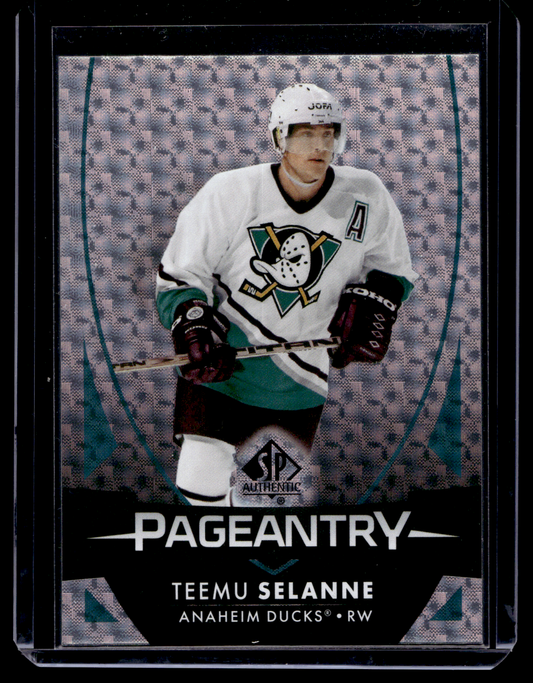 2023-24 Upper Deck SP Authentic - Pageantry - Teemu Selanne #P-52