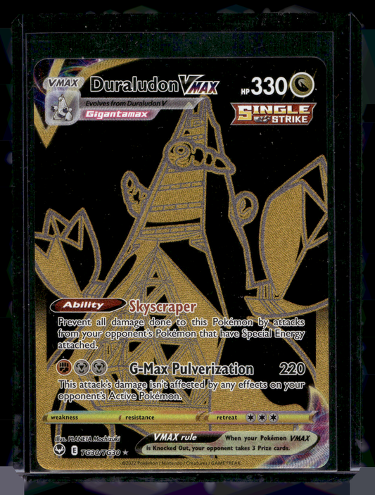 2022 Pokemon - Sword & Shield - Silver Tempest - Trainer Gallery - Full Art - Duraludon VMAX #TG30