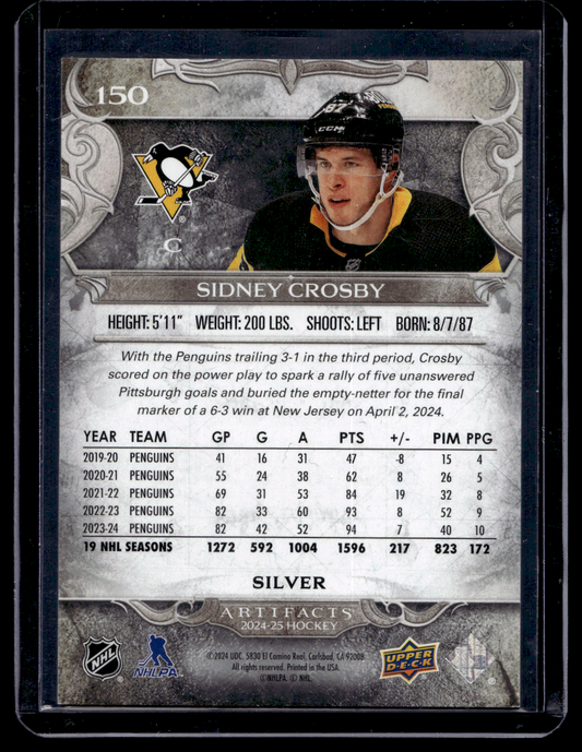 2024-25 Upper Deck Artifacts - Stars - Sidney Crosby #150 /699
