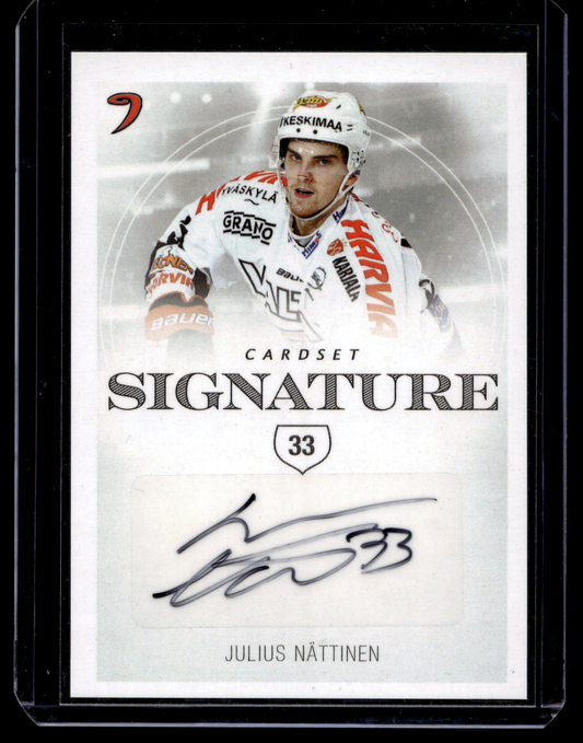 2019-20 Cardset Signature - Julius Nättinen /125