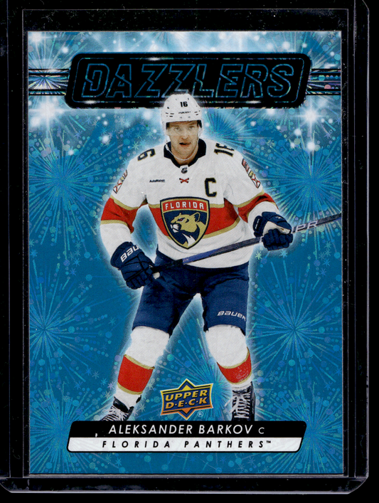 2023-24 Upper Deck Extended Series - Dazzlers - Blue - Aleksander Barkov #DZ-132