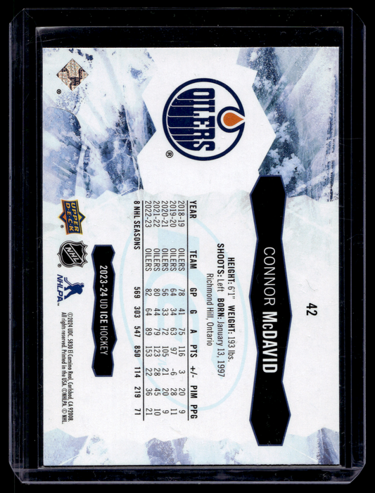 2023-24 Upper Deck Ice - Connor McDavid #42