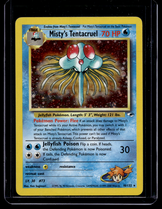 2000 Pokemon Gym Heroes - Holo - Misty's Tentacruel #010 - Kunto: (EX)