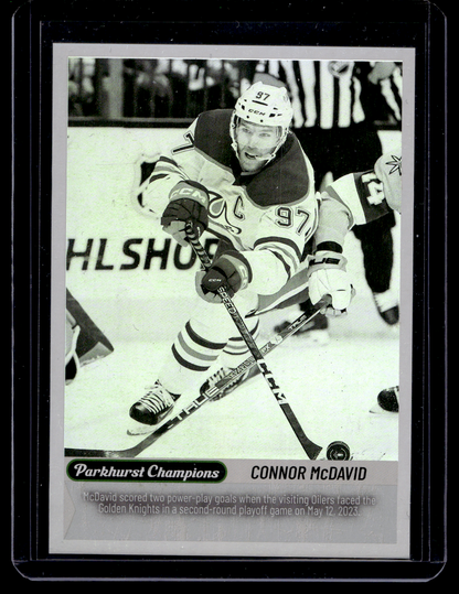 2023-24 Upper Deck Parkhurst Champions - Wire Images - Connor McDavid #WI-1