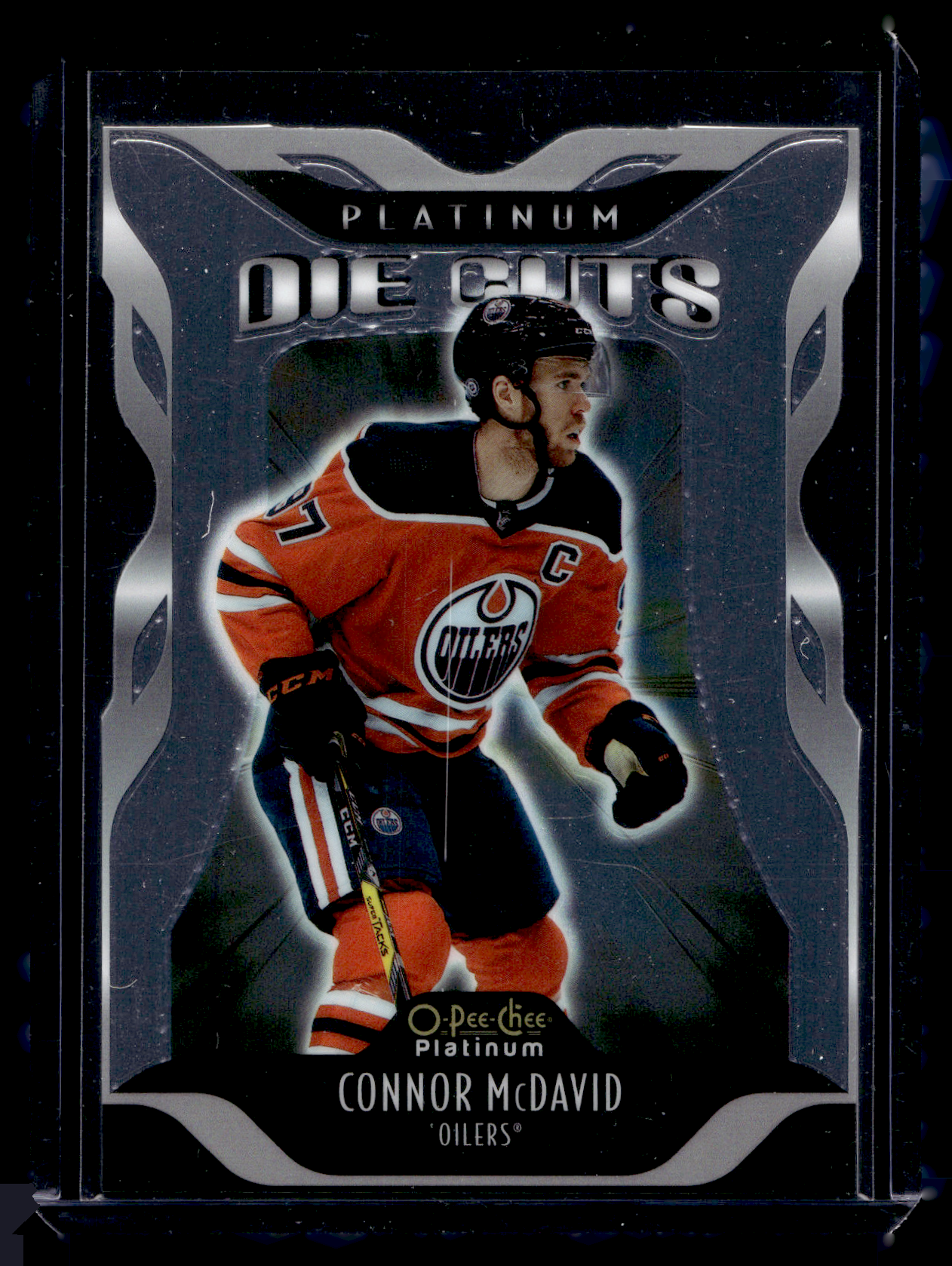 2021-22 Upper Deck OPC Platinum - Platinum Die Cuts - Connor McDavid #DC-1