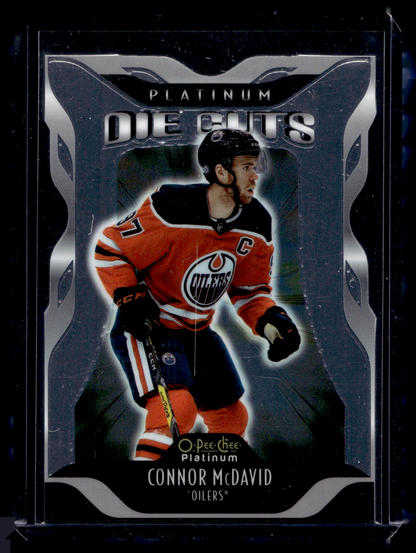 2021-22 Upper Deck OPC Platinum - Platinum Die Cuts - Connor McDavid #DC-1