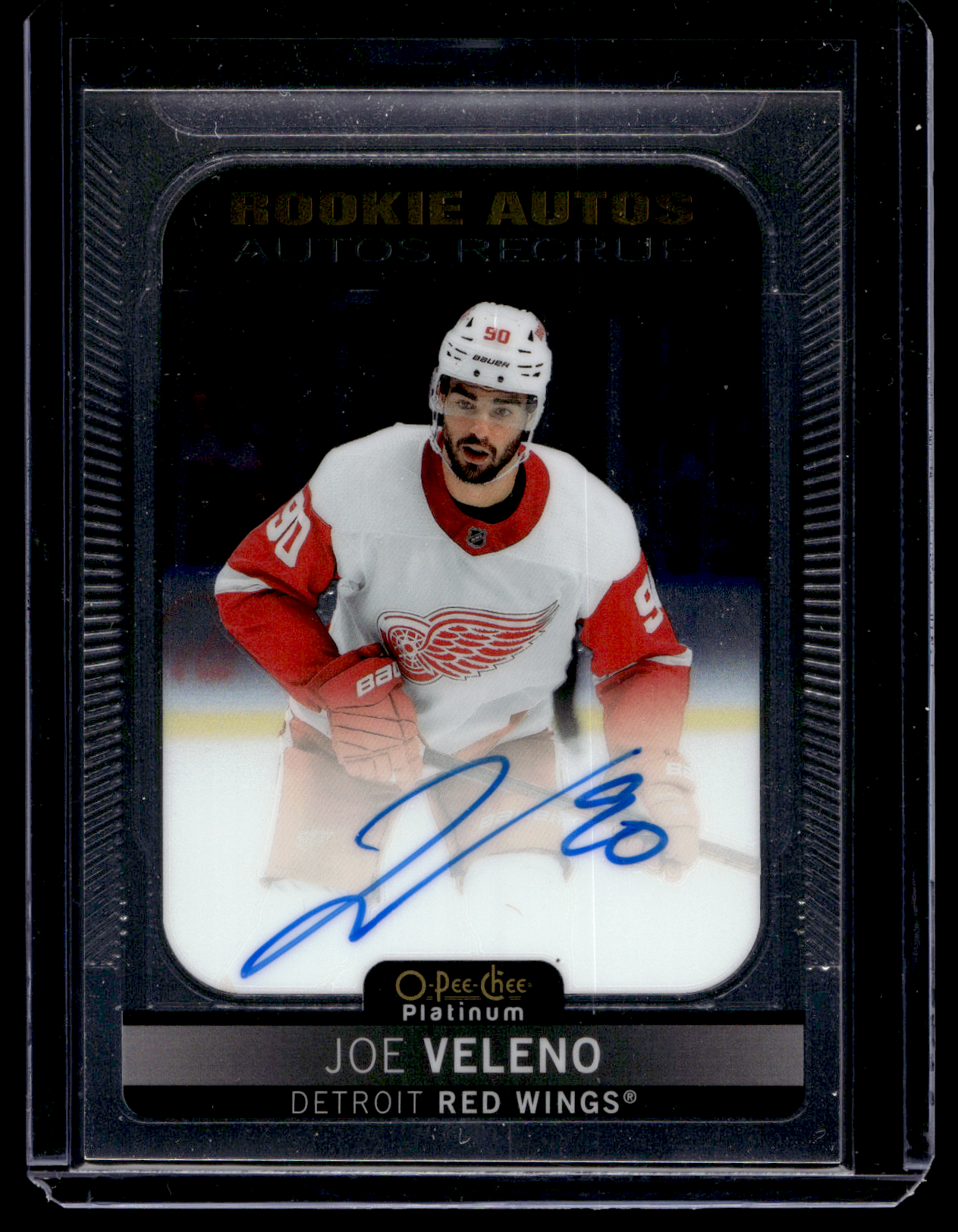 2021-22 Upper Deck OPC Platinum - Rookie Autographs - Joe Veleno #R-JV RY
