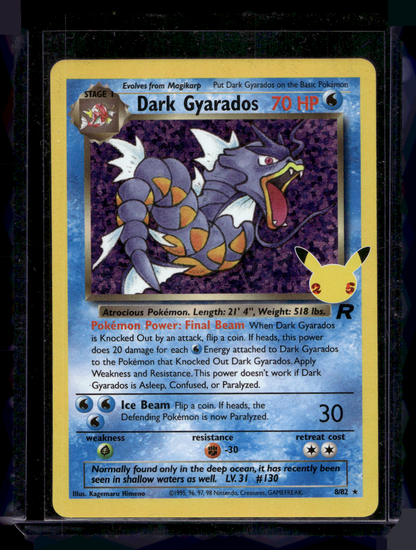 2021 Pokemon - Celebrations - Classic Collection - Holo - Dark Gyarados #8