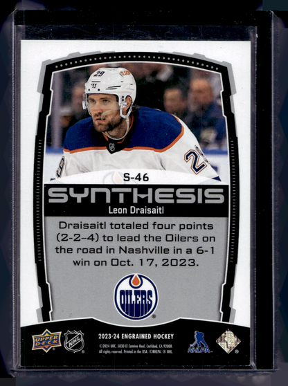 2023-24 Upper Deck Engrained - Synthesis - Leon Draisaitl #S-46
