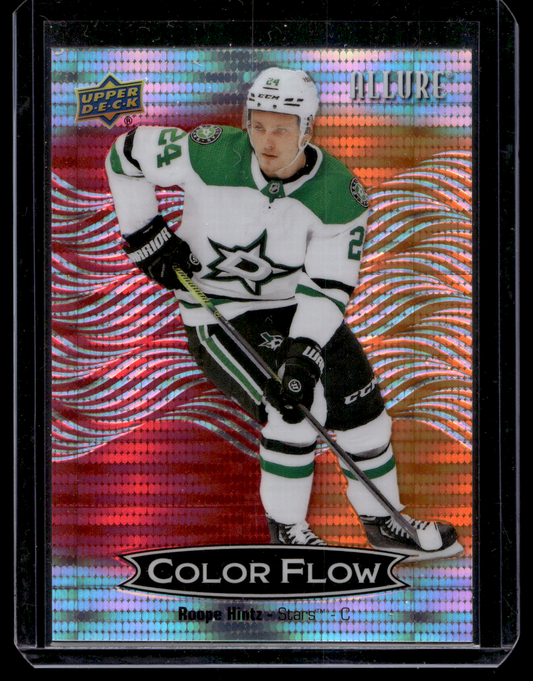 2024-25 Upper Deck Allure - Color Flow - Red Orange Spectrum - Roope Hintz #CFL-48 /150