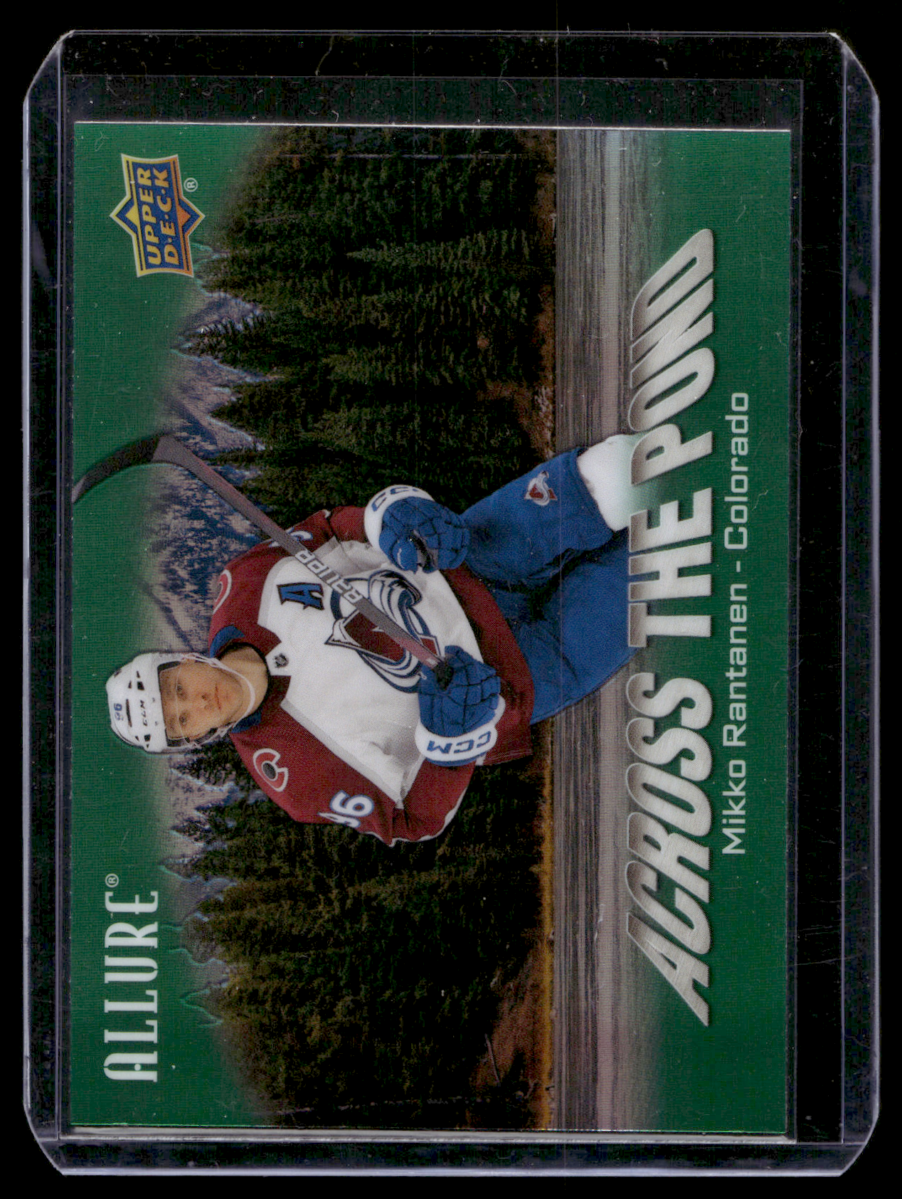 2024-25 Upper Deck Allure - Across the Pond - Green - Mikko Rantanen #ATP-3