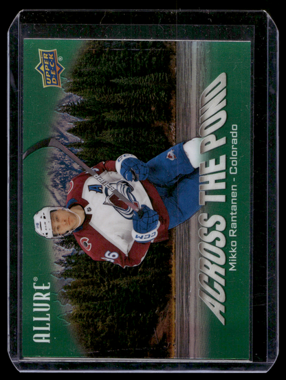 2024-25 Upper Deck Allure - Across the Pond - Green - Mikko Rantanen #ATP-3