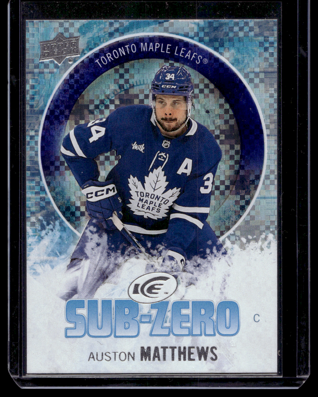 2023-24 Upper Deck Ice - Sub Zero - Auston Matthews #SZ-3