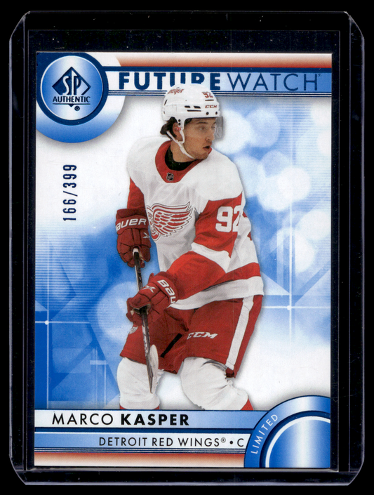 2023-24 Upper Deck SP Authentic - Blue Limited -  Future Watch - Marco Kasper #105 /399 RC