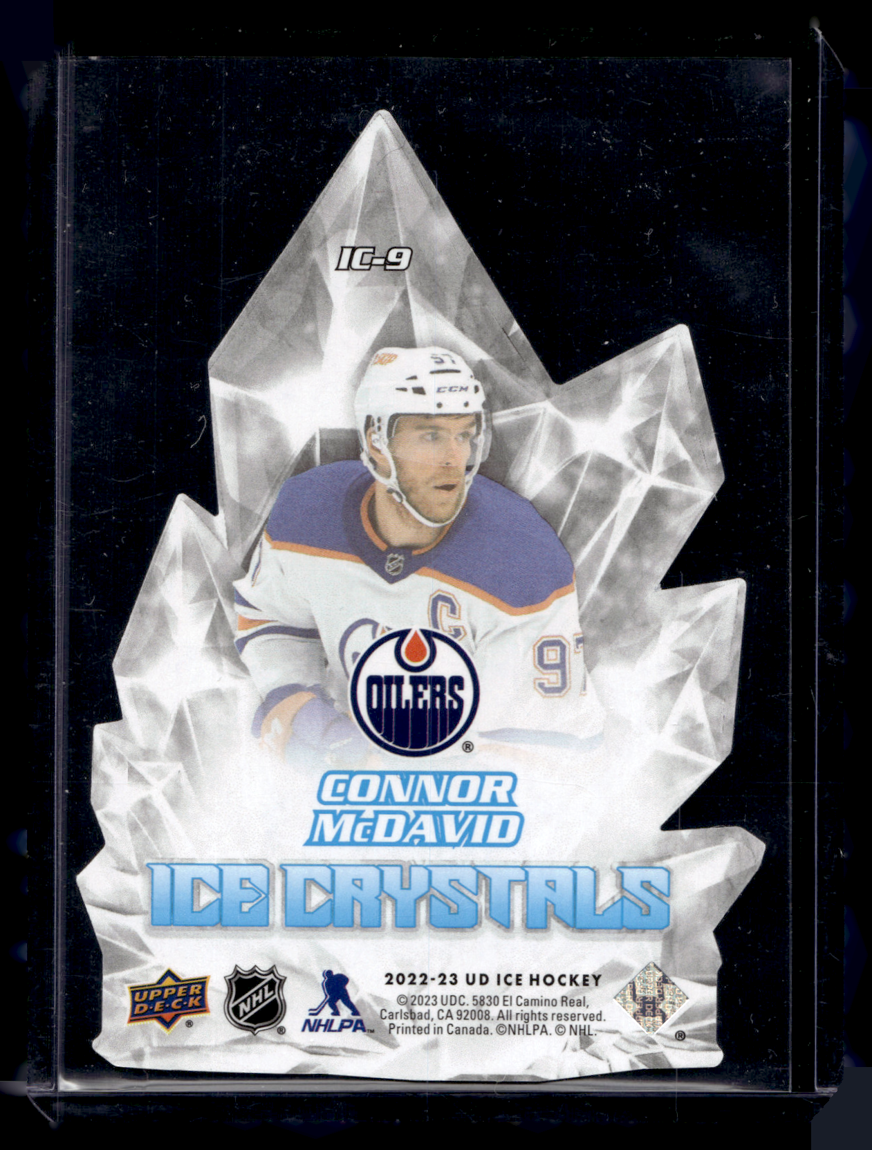2022-23 Upper Deck Ice - Ice Crystals - Connor McDavid #IC-9