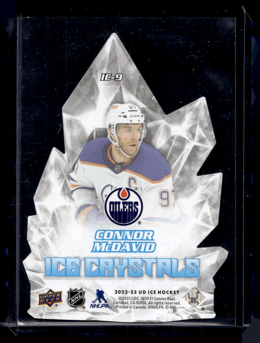 2022-23 Upper Deck Ice - Ice Crystals - Connor McDavid #IC-9