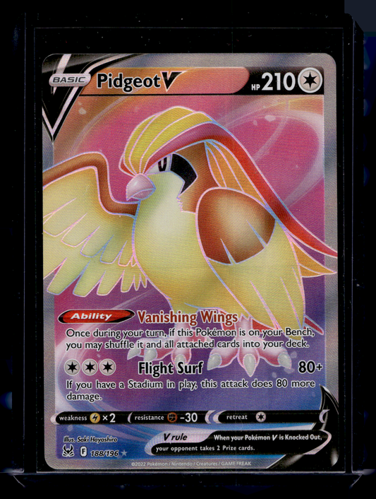 2022 Pokemon - Sword & Shield - Lost Origin - Ultra Rare - Pidgeot V #188