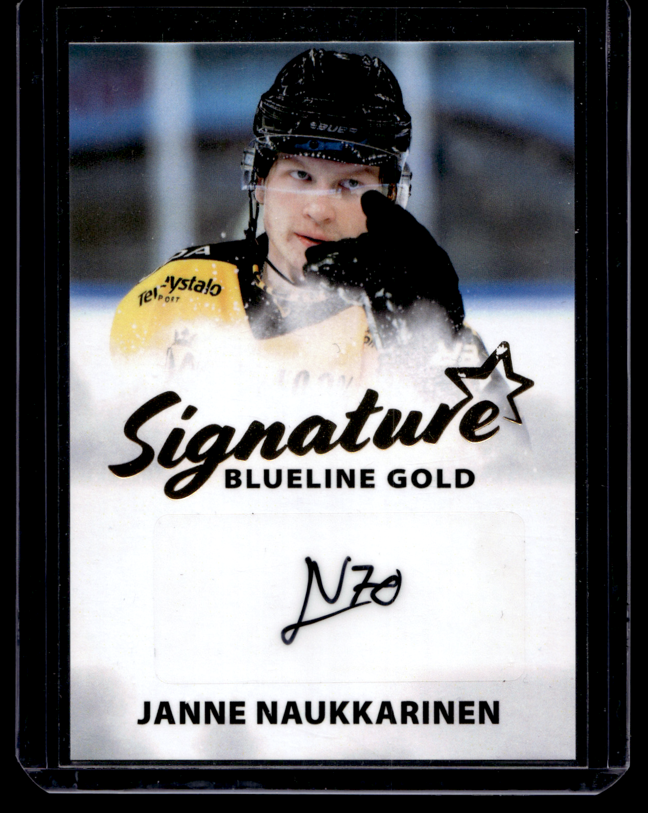 2024-25 Blueline Signature Gold - Janne Naukkarinen #AU-JN /40