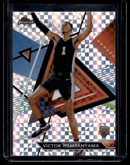 2023-24 Topps Finest - Checkerboard Refractor - Victor Wembanyama #197 RY