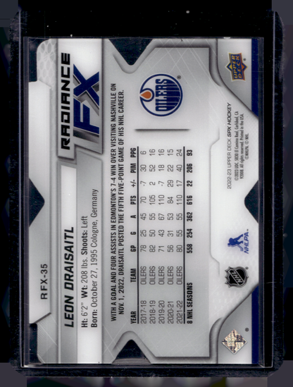 2022-23 Upper Deck SPx - Radiance F/X - Leon Draisaitl #RFX-35 /549