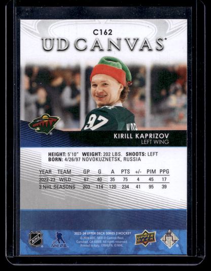 2023-24 Upper Deck Series 2 - UD Canvas - Kirill Kaprizov #C162