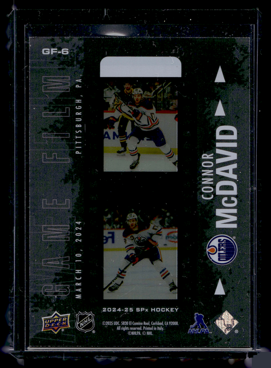 2024-25 Upper Deck SPx - Game Film - Connor McDavid #GF-6