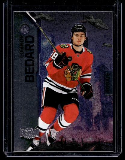 2023-24 Skybox Metal Universe - Rookies - Connor Bedard #198 RC