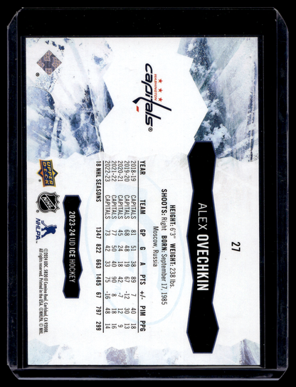 2023-24 Upper Deck Ice - Greyscale - Alex Ovechkin #27 /99