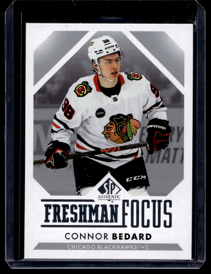 2023-24 Upper Deck SP Authentic - Freshman Focus - Connor Bedard #FF-1 RY