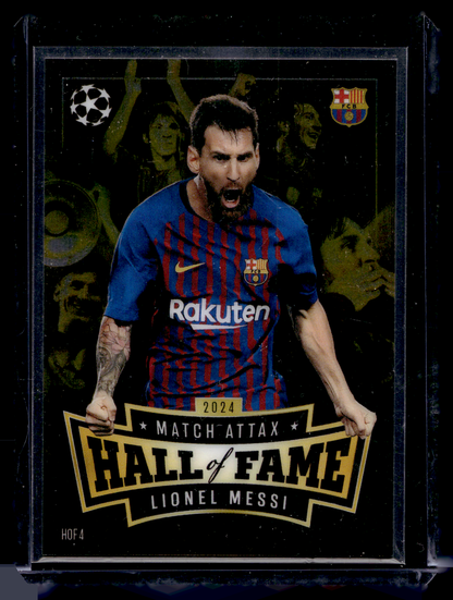 2024-25 Topps Match Attax UEFA Club Competitions - Hall of Fame - Lionel Messi #HOF 4