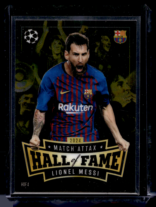 2024-25 Topps Match Attax UEFA Club Competitions - Hall of Fame - Lionel Messi #HOF 4