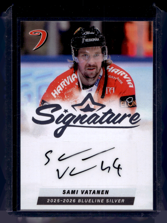 2025-26 Blueline Signature Silver - Sami Vatanen #AU-SV /80
