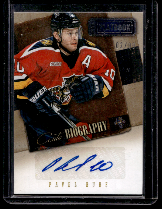 2013-14 Panini Playbook - Autobiography - Pavel Bure #AU-PB /99