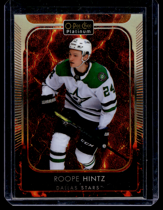 2021-22 Upper Deck OPC Platinum - Hot Magma - Roope Hintz #112 /499