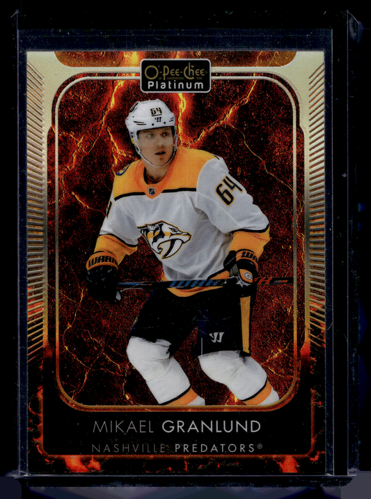 2021-22 Upper Deck OPC Platinum - Hot Magma - Mikael Granlund #71 /499