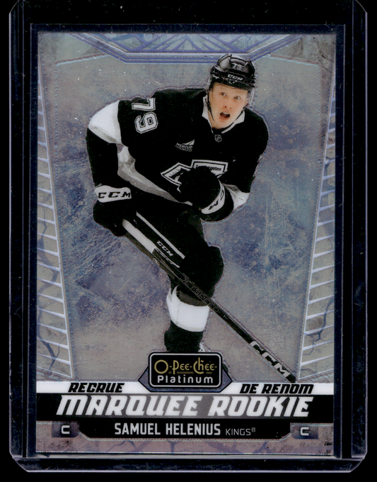 2024-25 Upper Deck OPC Platinum - Arctic Freeze - Marquee Rookies - Samuel Helenius #299 /99 RC
