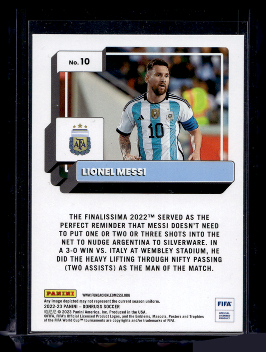 2022-23 Panini Donruss - Green - Lionel Messi #10